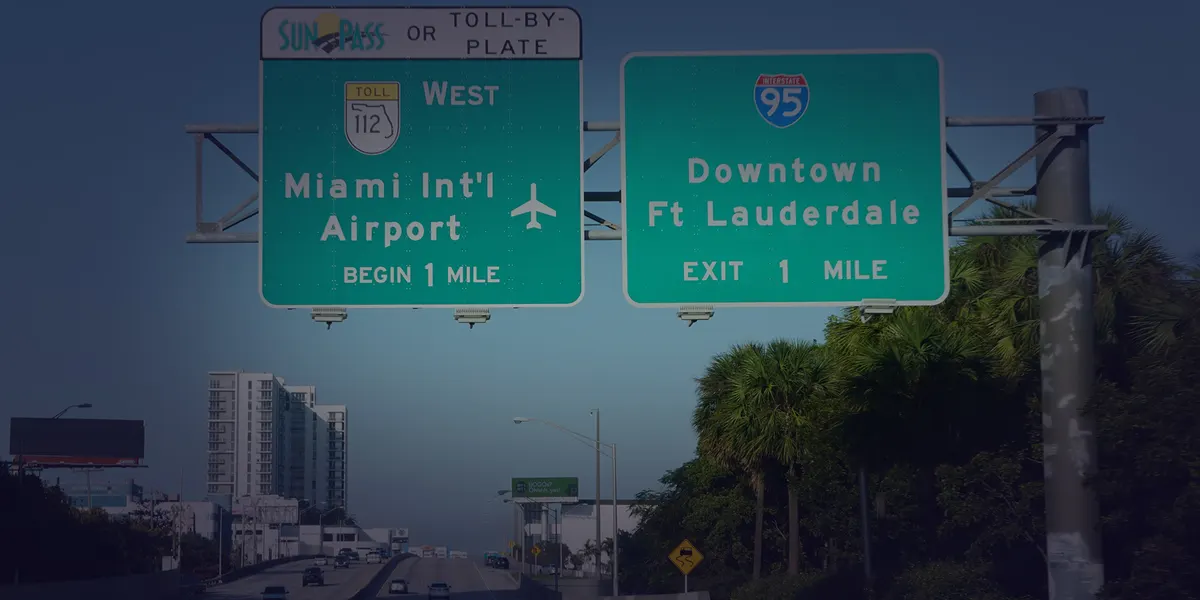 Limo Services from Miami Airport to Fort Lauderdale Airport