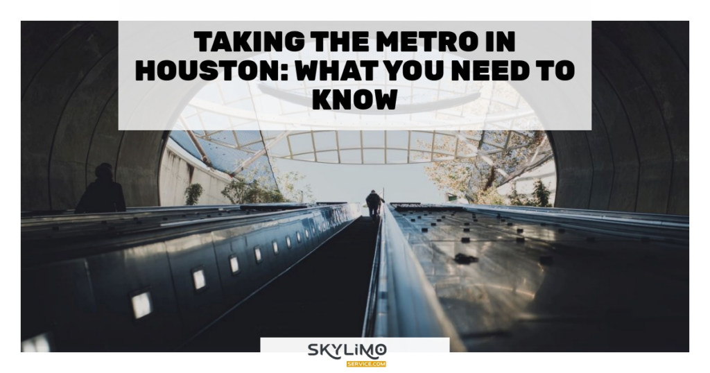 Taking the METRO in Houston