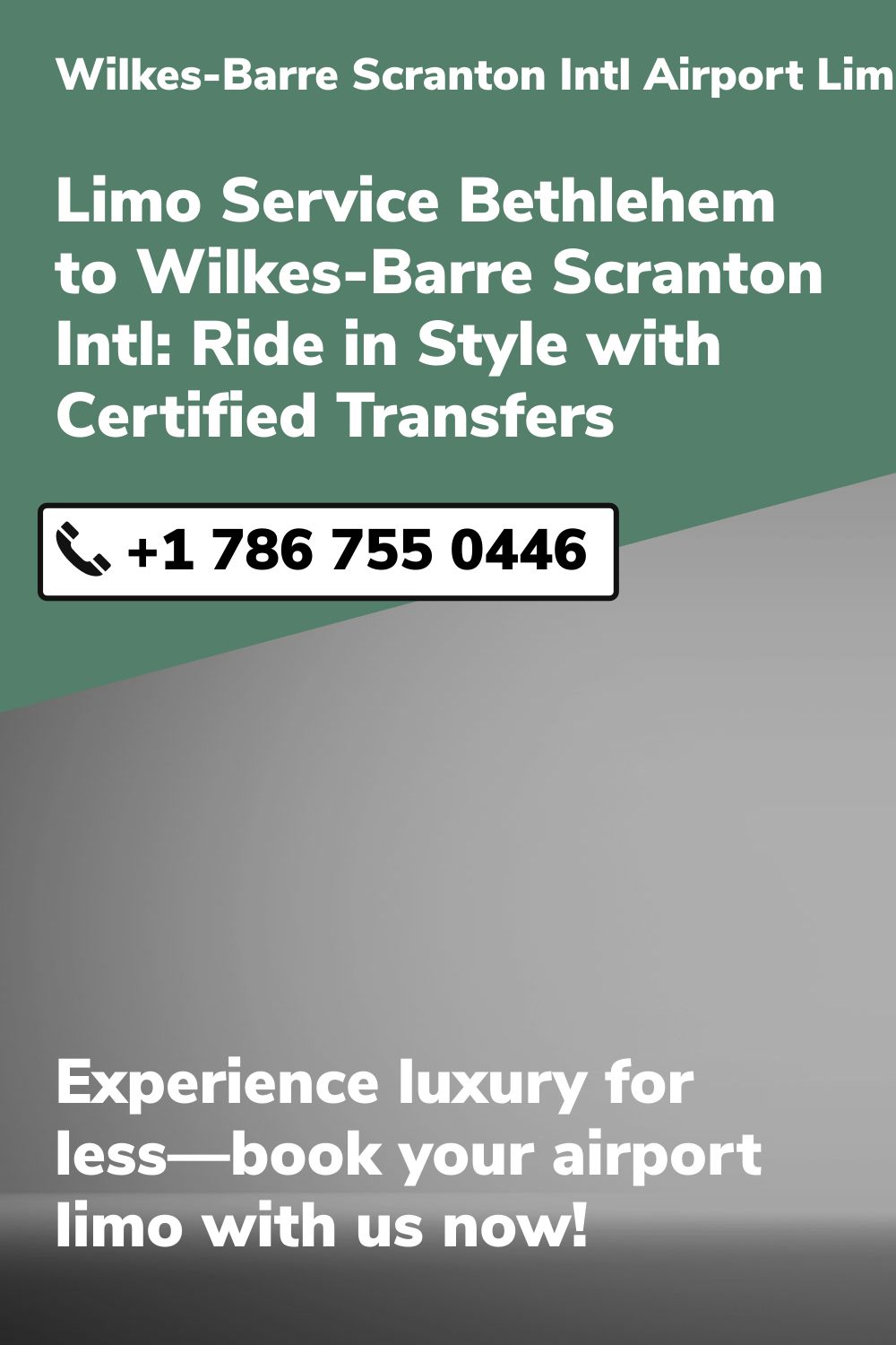 Wilkes-Barre Scranton Intl Airport Limo