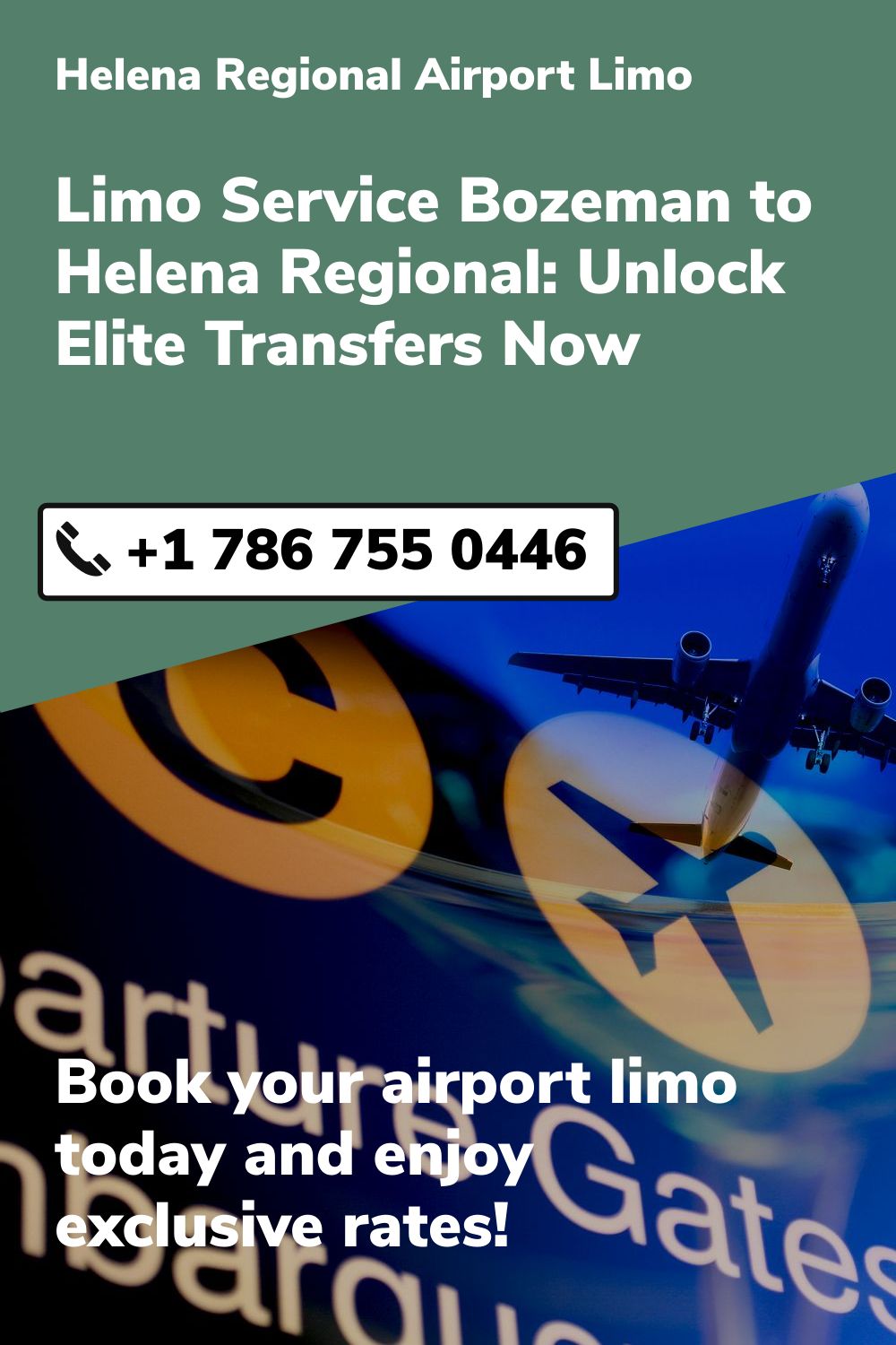 Helena Regional Airport Limo