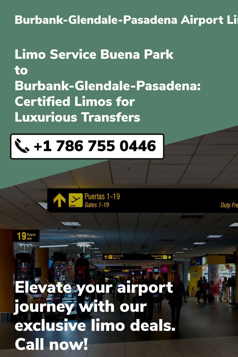Burbank-Glendale-Pasadena Airport Limo