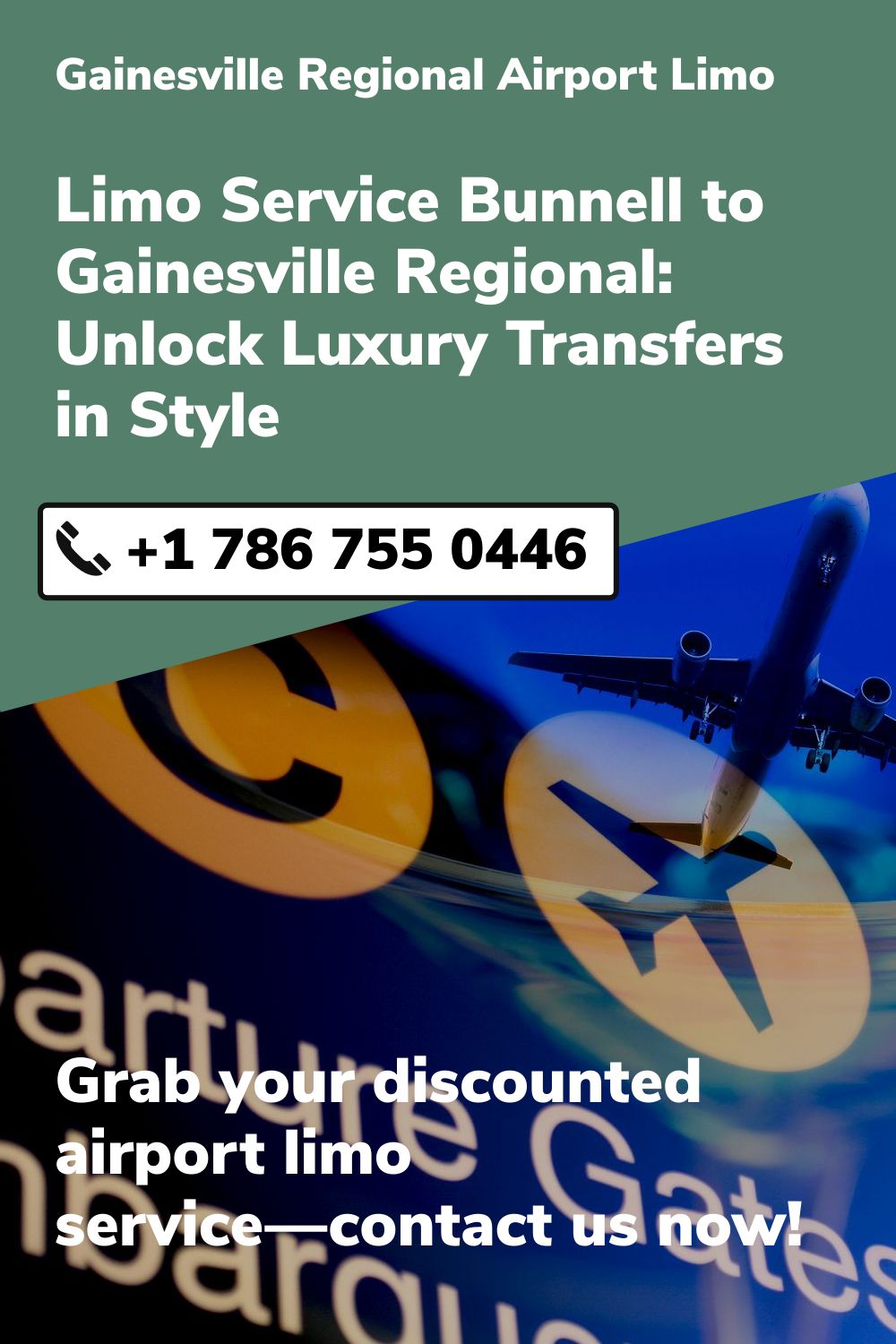 Gainesville Regional Airport Limo