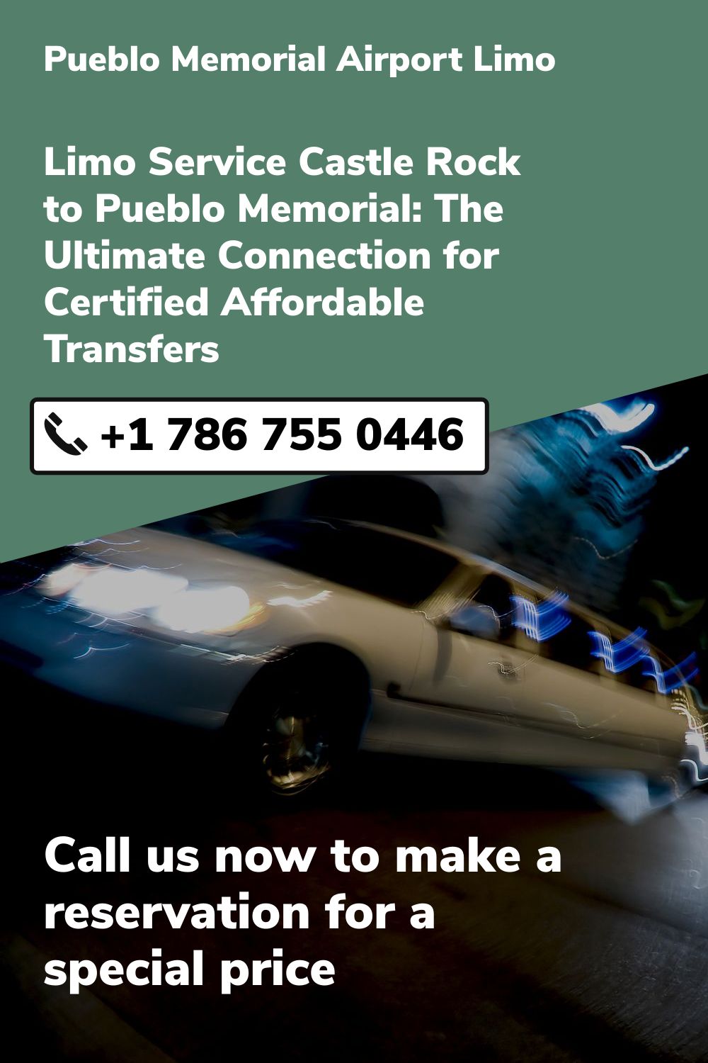 Pueblo Memorial Airport Limo