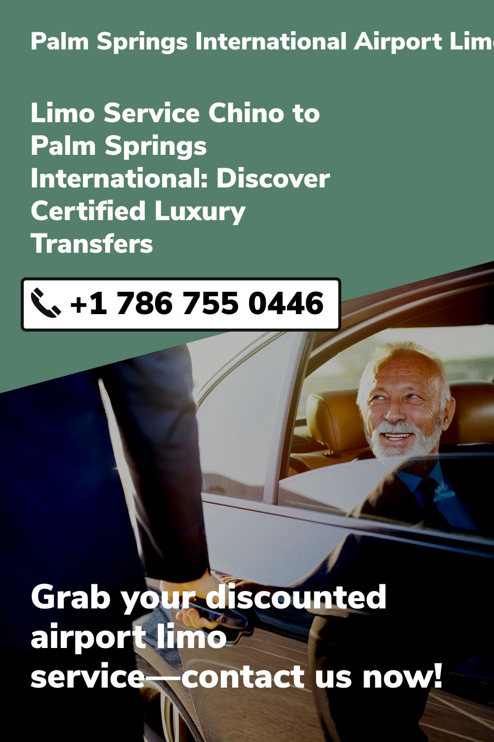 Palm Springs International Airport Limo