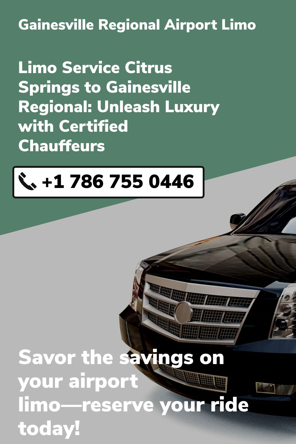 Gainesville Regional Airport Limo