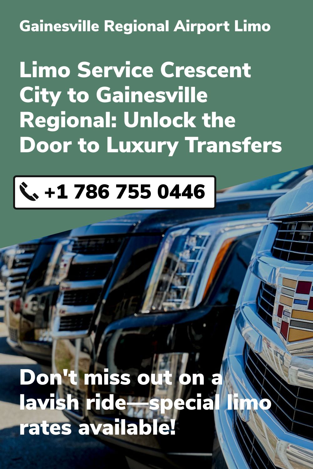 Gainesville Regional Airport Limo