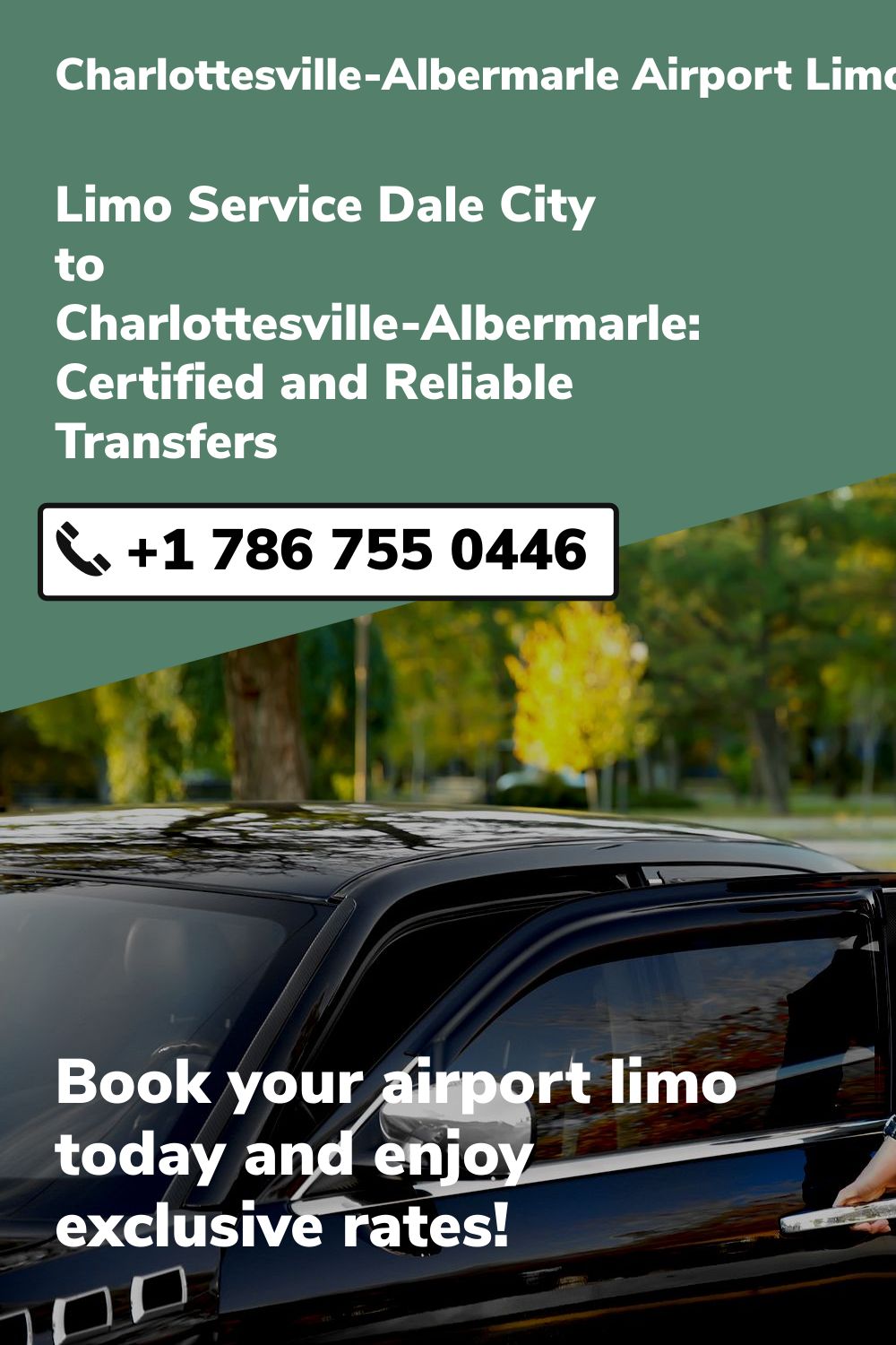 Charlottesville-Albermarle Airport Limo