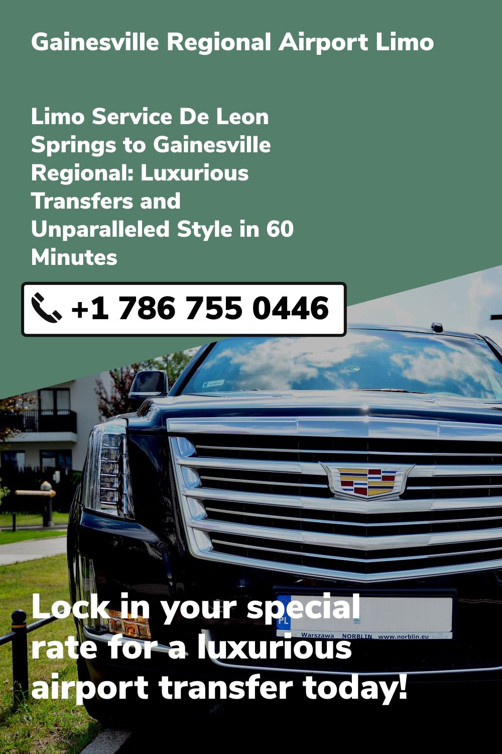 Gainesville Regional Airport Limo