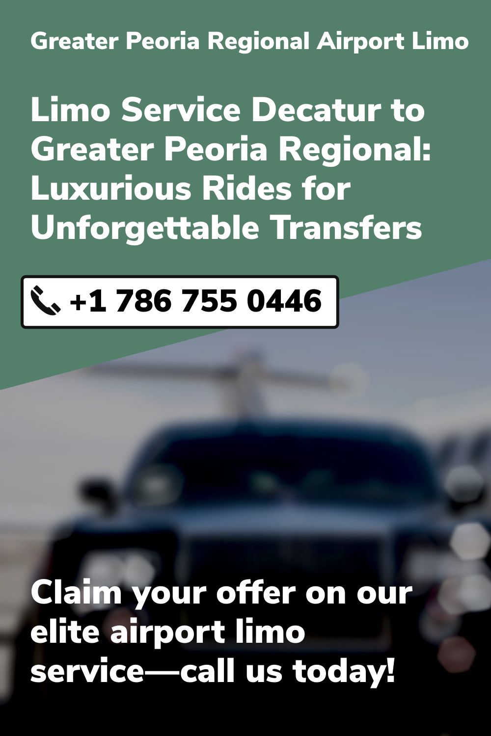 Greater Peoria Regional Airport Limo