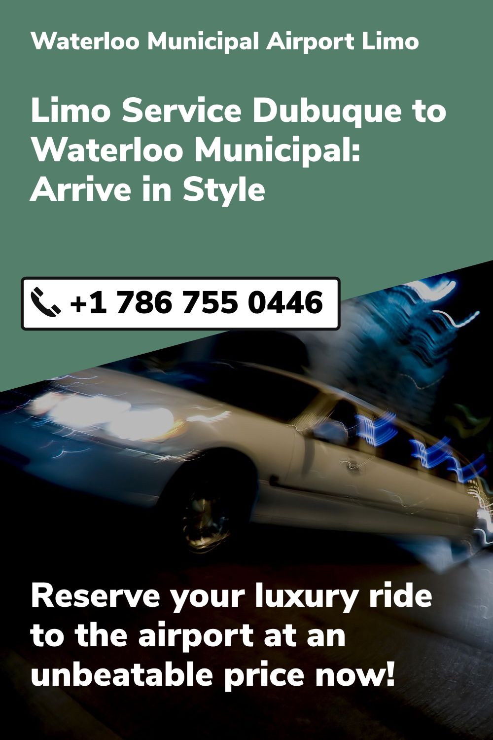 Waterloo Municipal Airport Limo