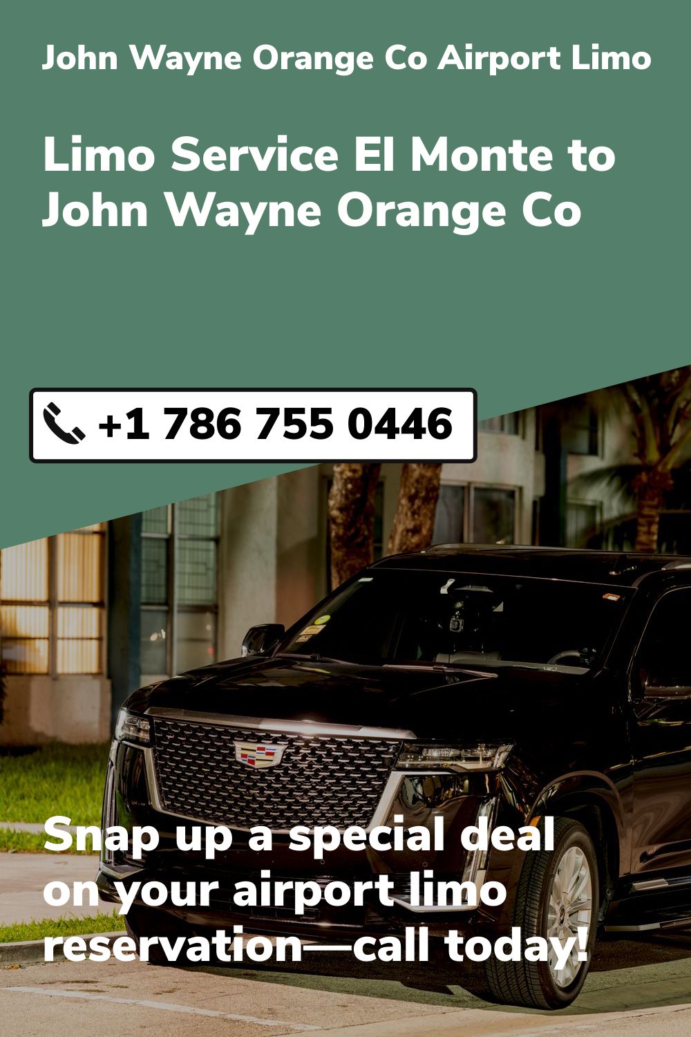 John Wayne  Orange Co Airport Limo