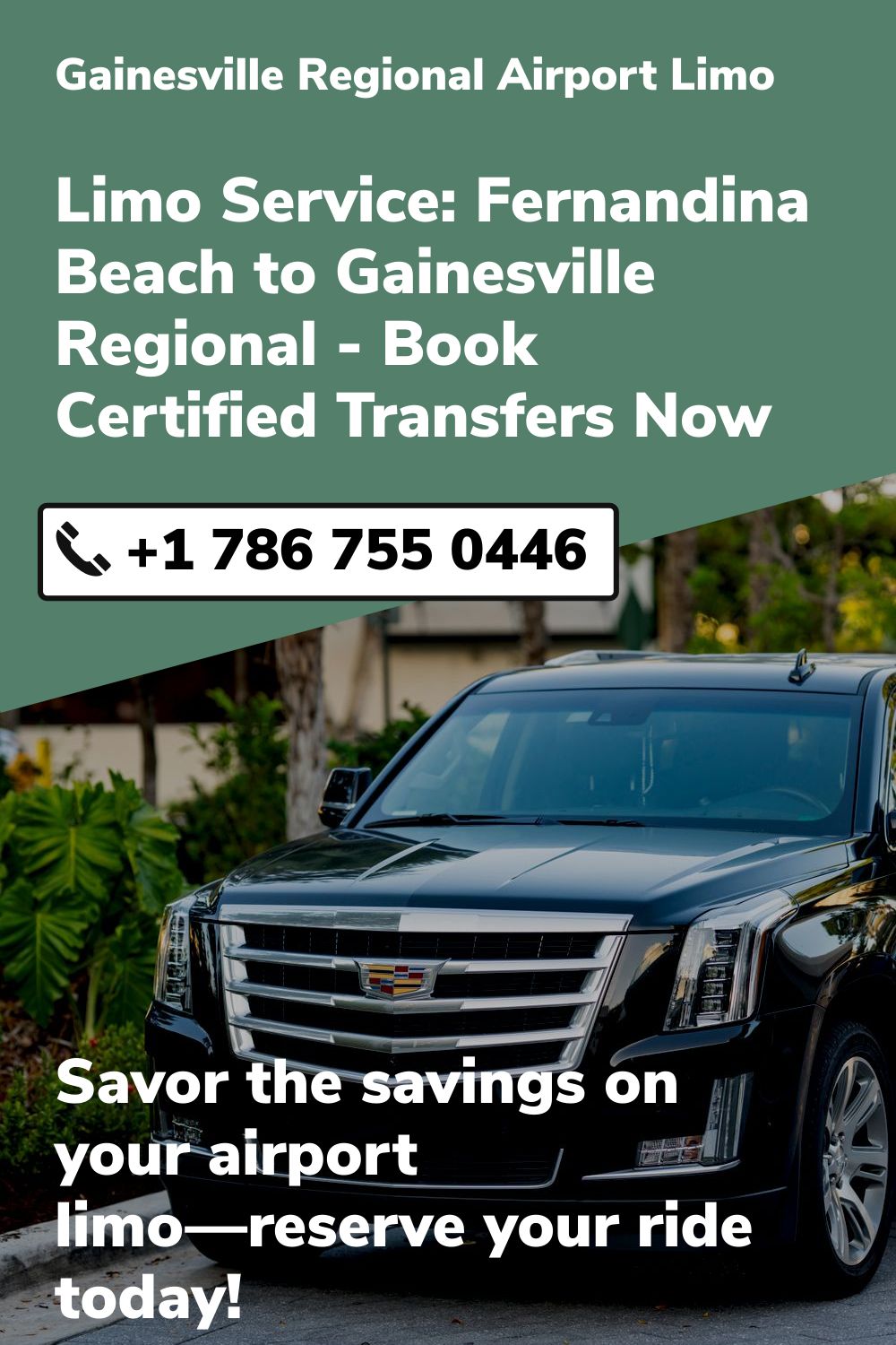 Gainesville Regional Airport Limo