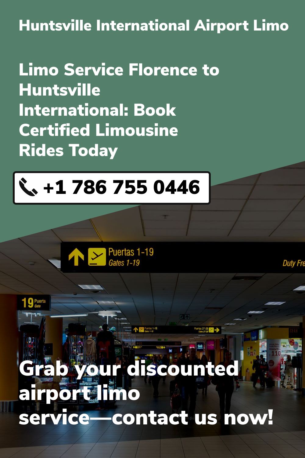 Huntsville International  Airport Limo
