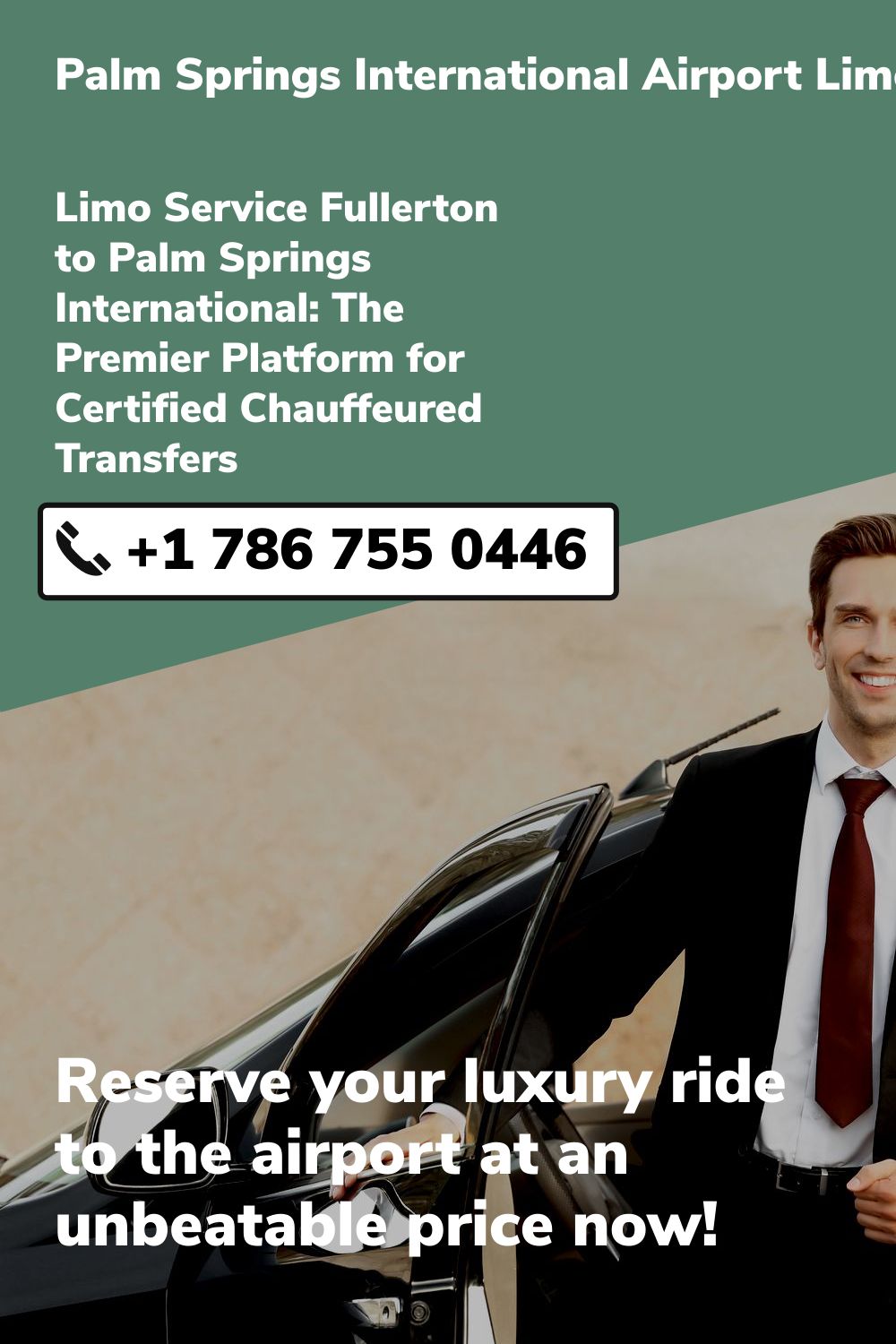 Palm Springs International Airport Limo