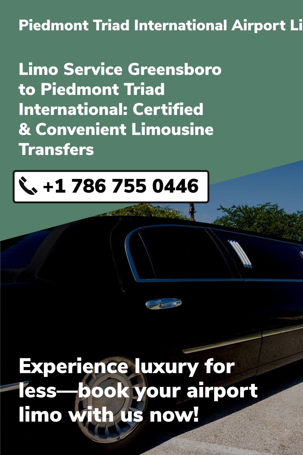 Piedmont Triad International Airport Limo