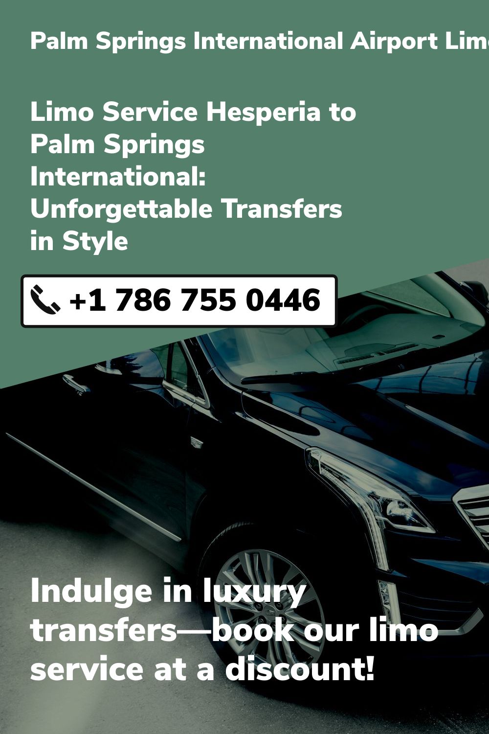 Palm Springs International Airport Limo