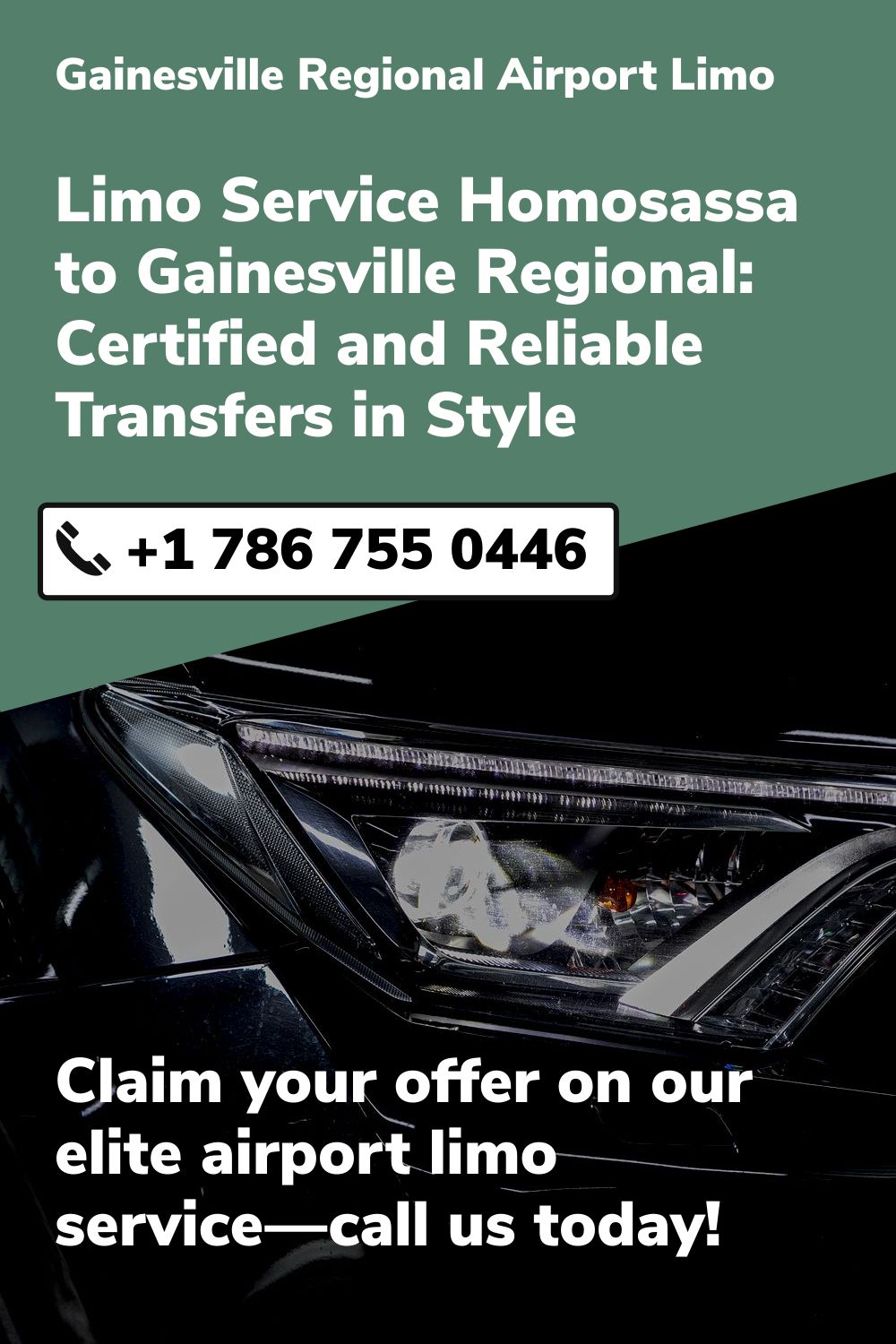 Gainesville Regional Airport Limo