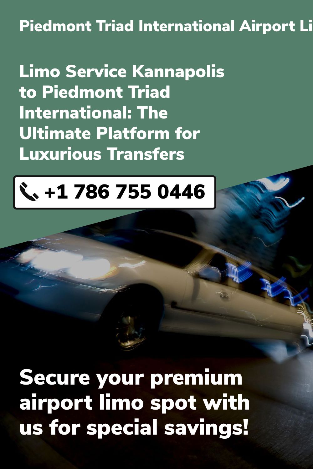 Piedmont Triad International Airport Limo