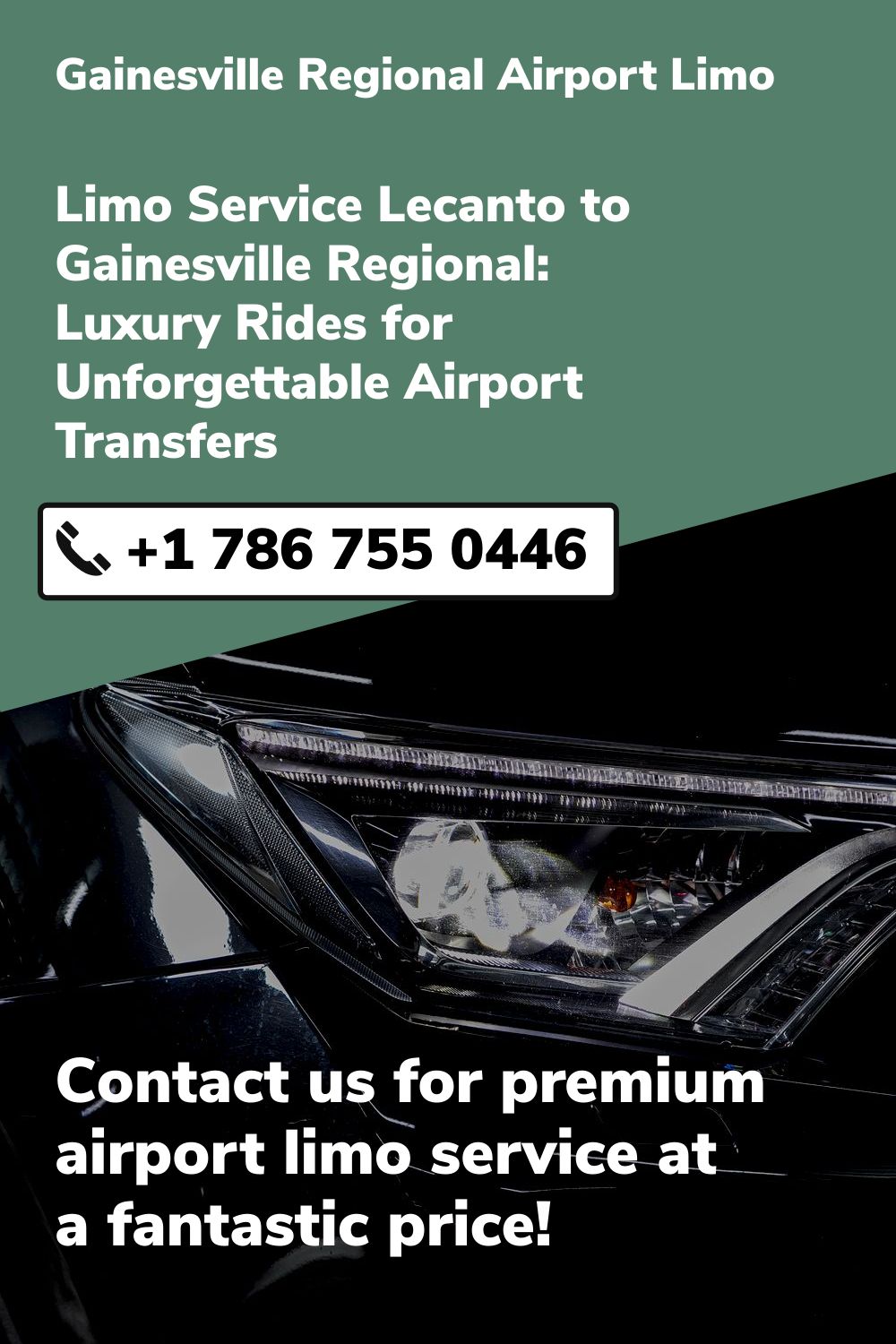 Gainesville Regional Airport Limo