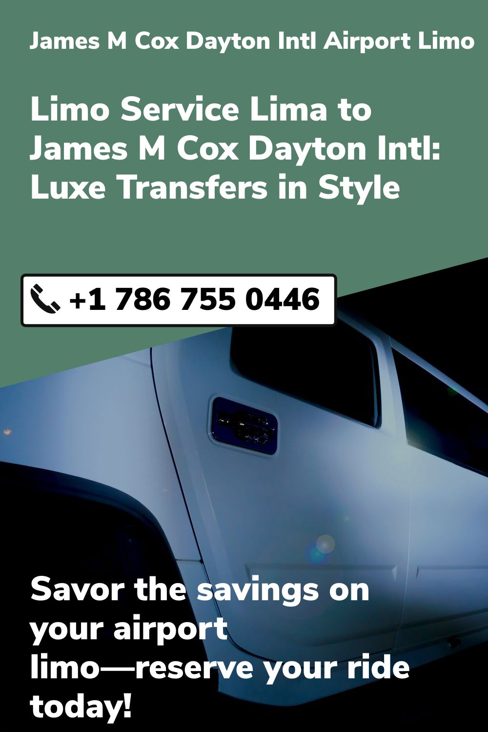 James M Cox Dayton Intl Airport Limo