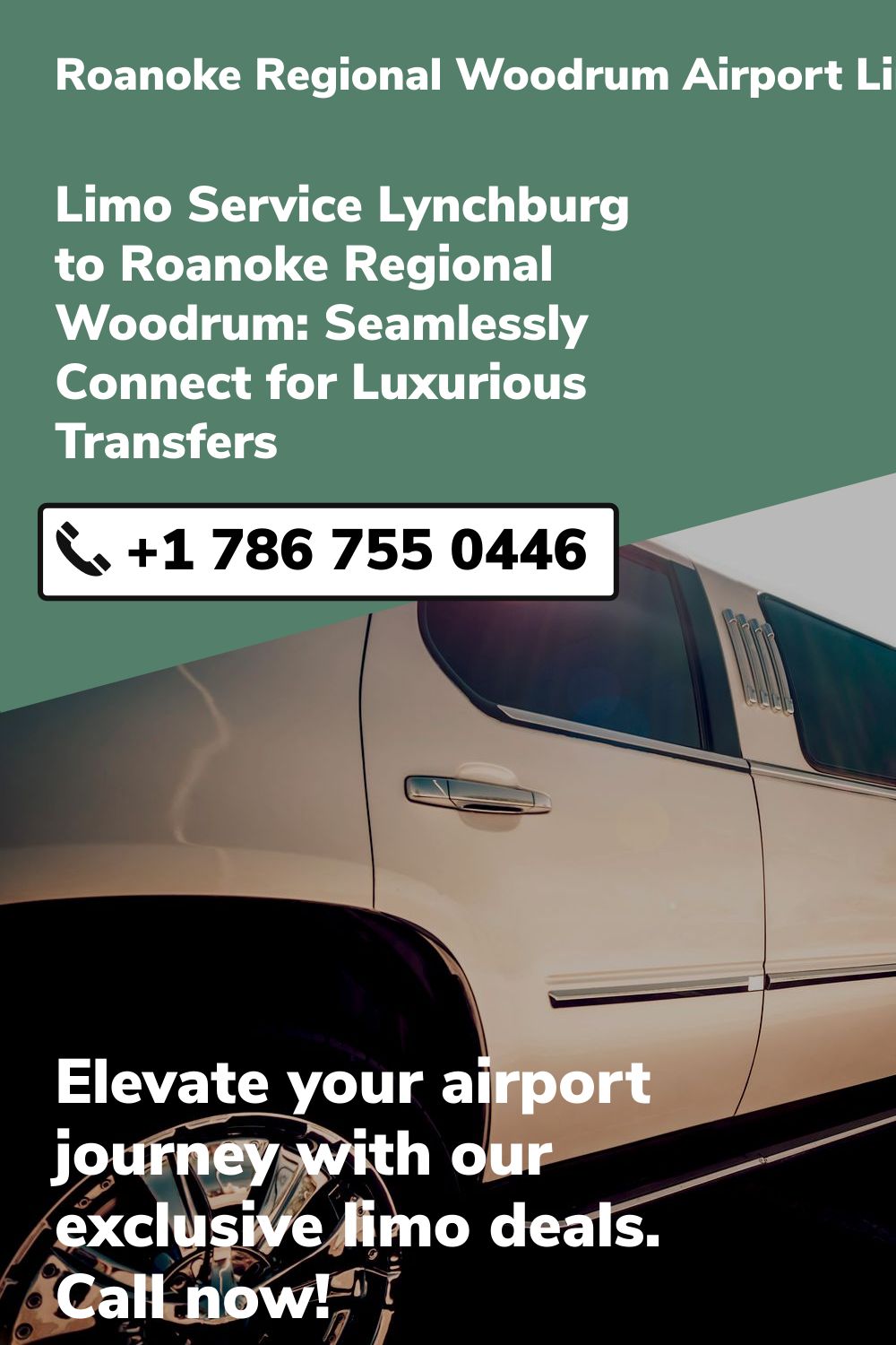 Roanoke Regional  Woodrum  Airport Limo