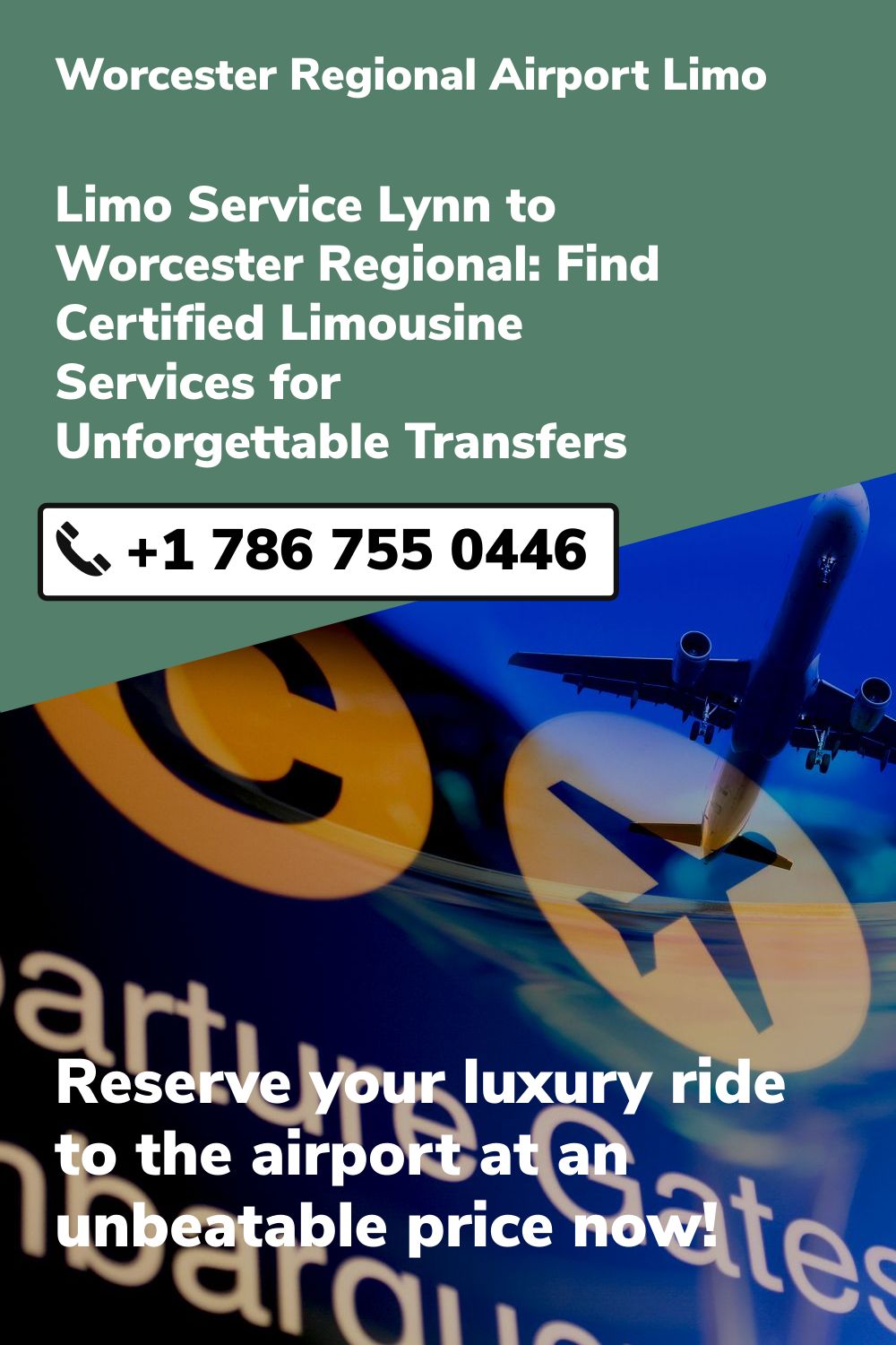 Worcester Regional Airport Limo