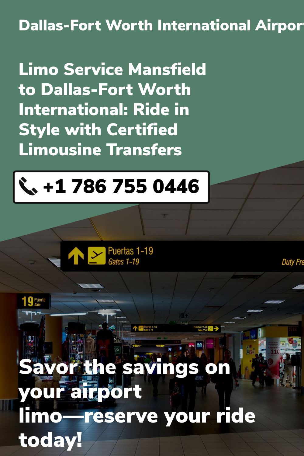 Dallas-Fort Worth International Airport Limo