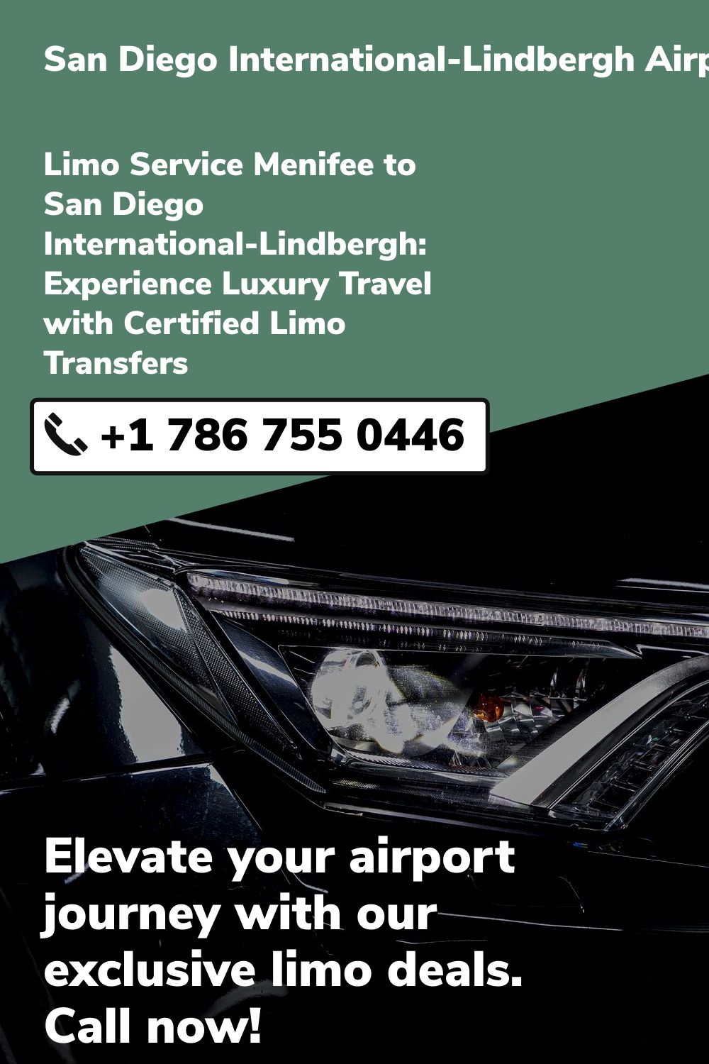 San Diego International-Lindbergh  Airport Limo