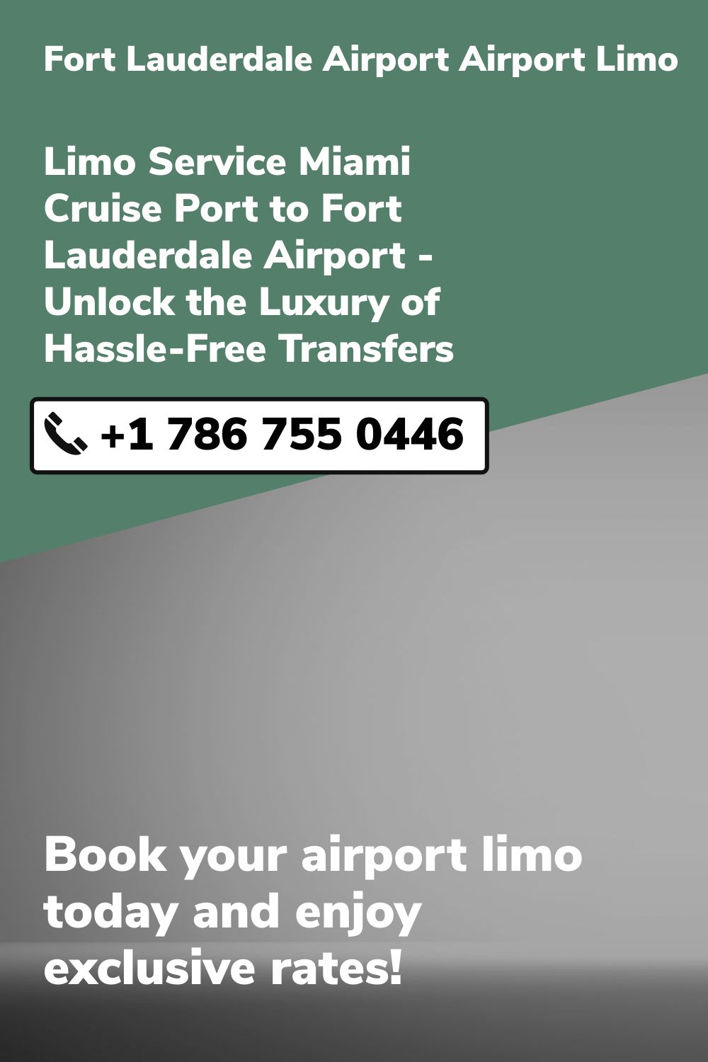 Fort Lauderdale Airport Airport Limo