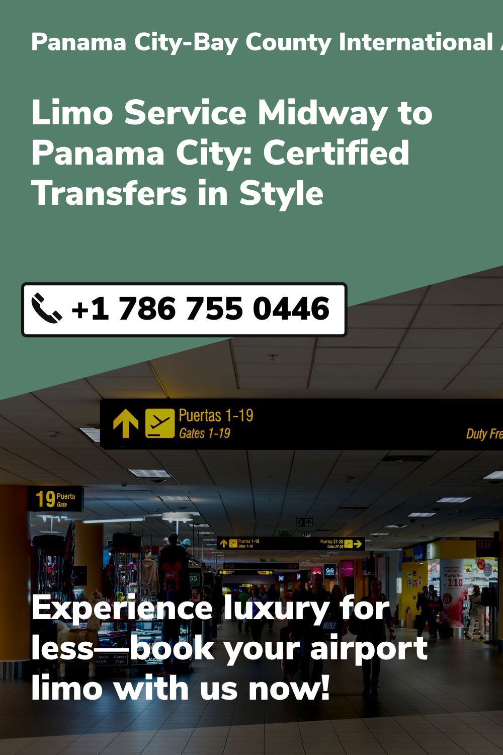 Panama City-Bay County International Airport Limo