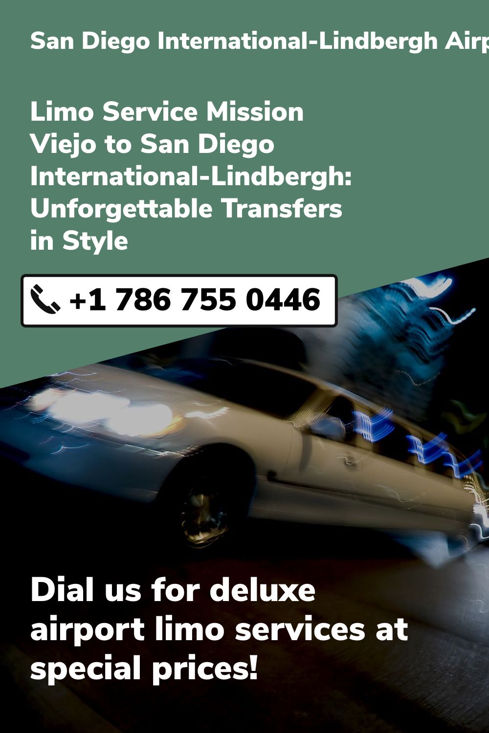 San Diego International-Lindbergh  Airport Limo