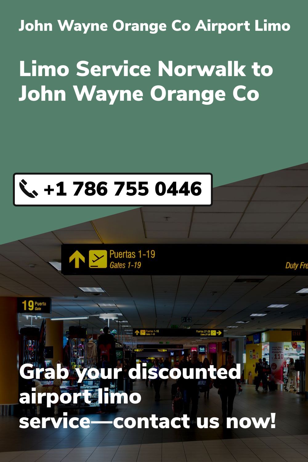 John Wayne  Orange Co Airport Limo