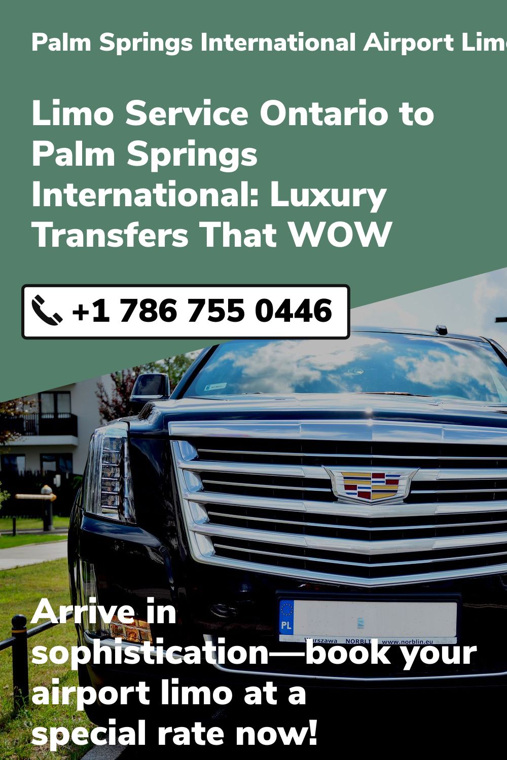 Palm Springs International Airport Limo