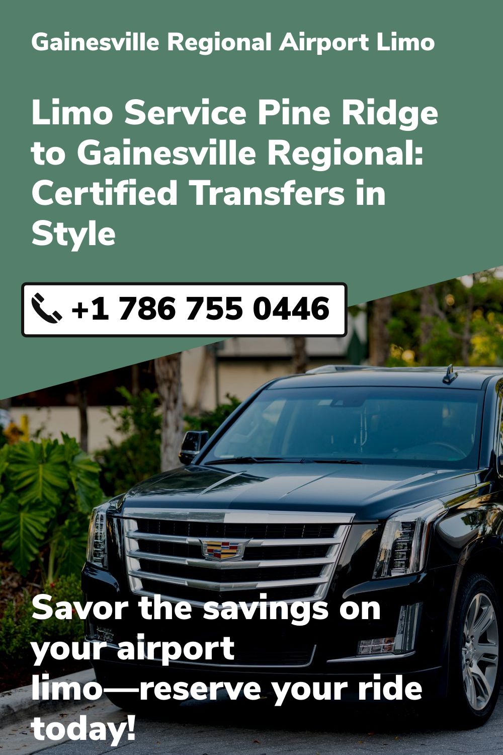 Gainesville Regional Airport Limo