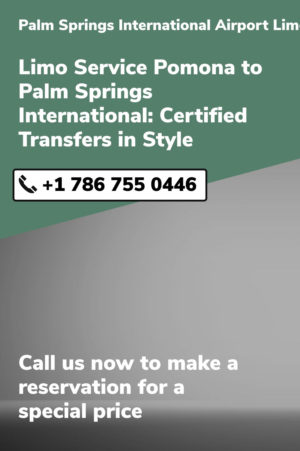 Palm Springs International Airport Limo