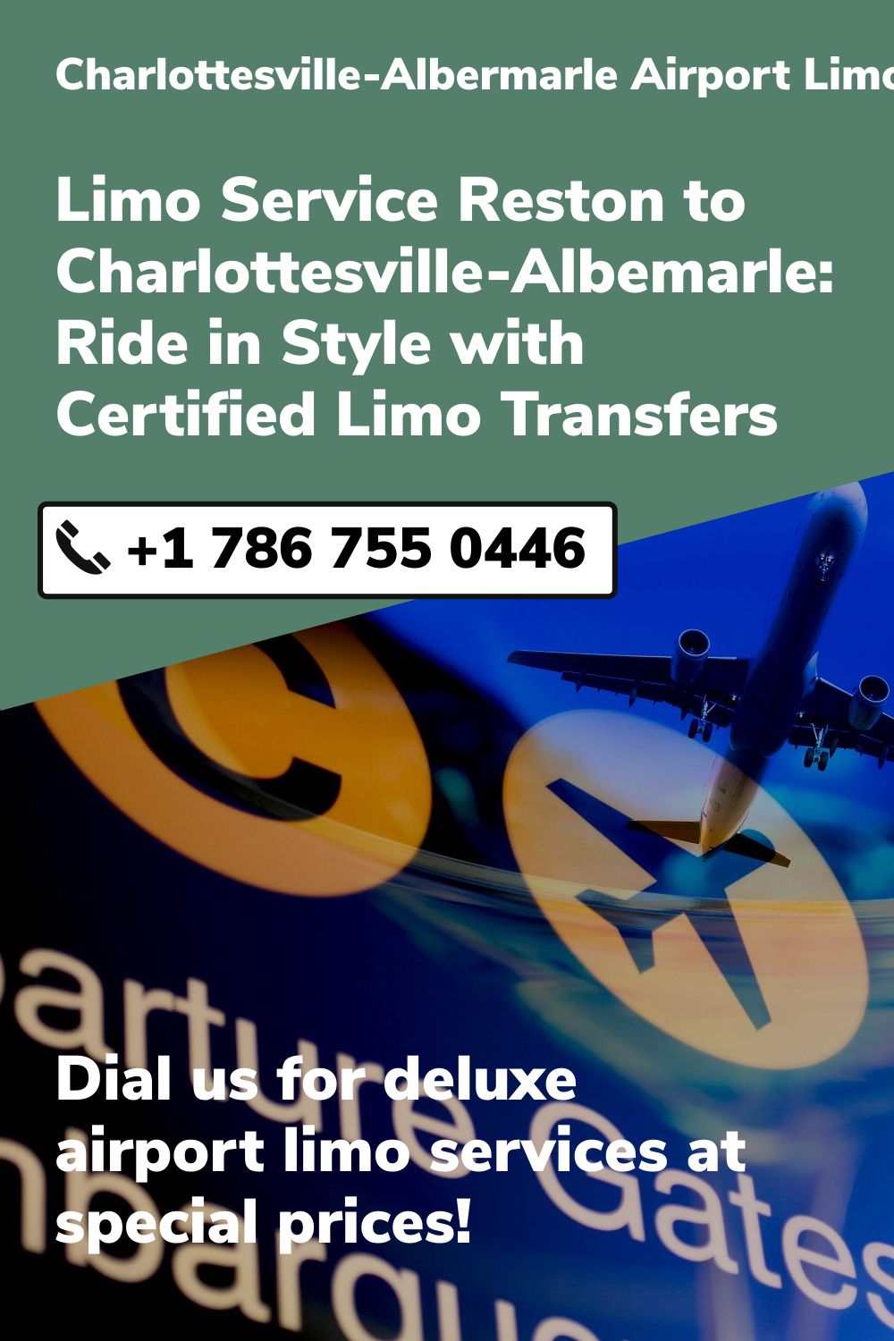 Charlottesville-Albermarle Airport Limo