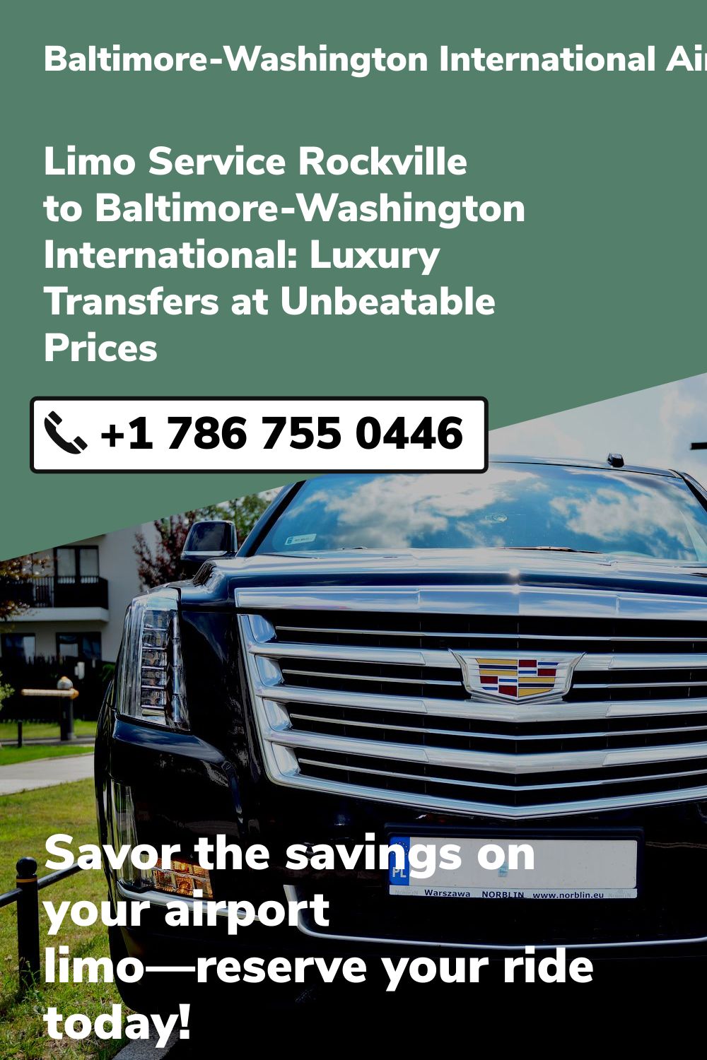 Baltimore-Washington International Airport Limo