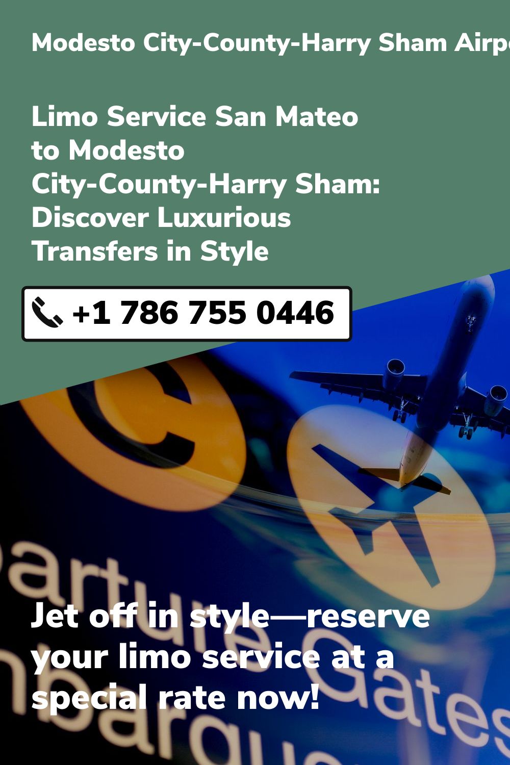 Modesto City-County-Harry Sham  Airport Limo