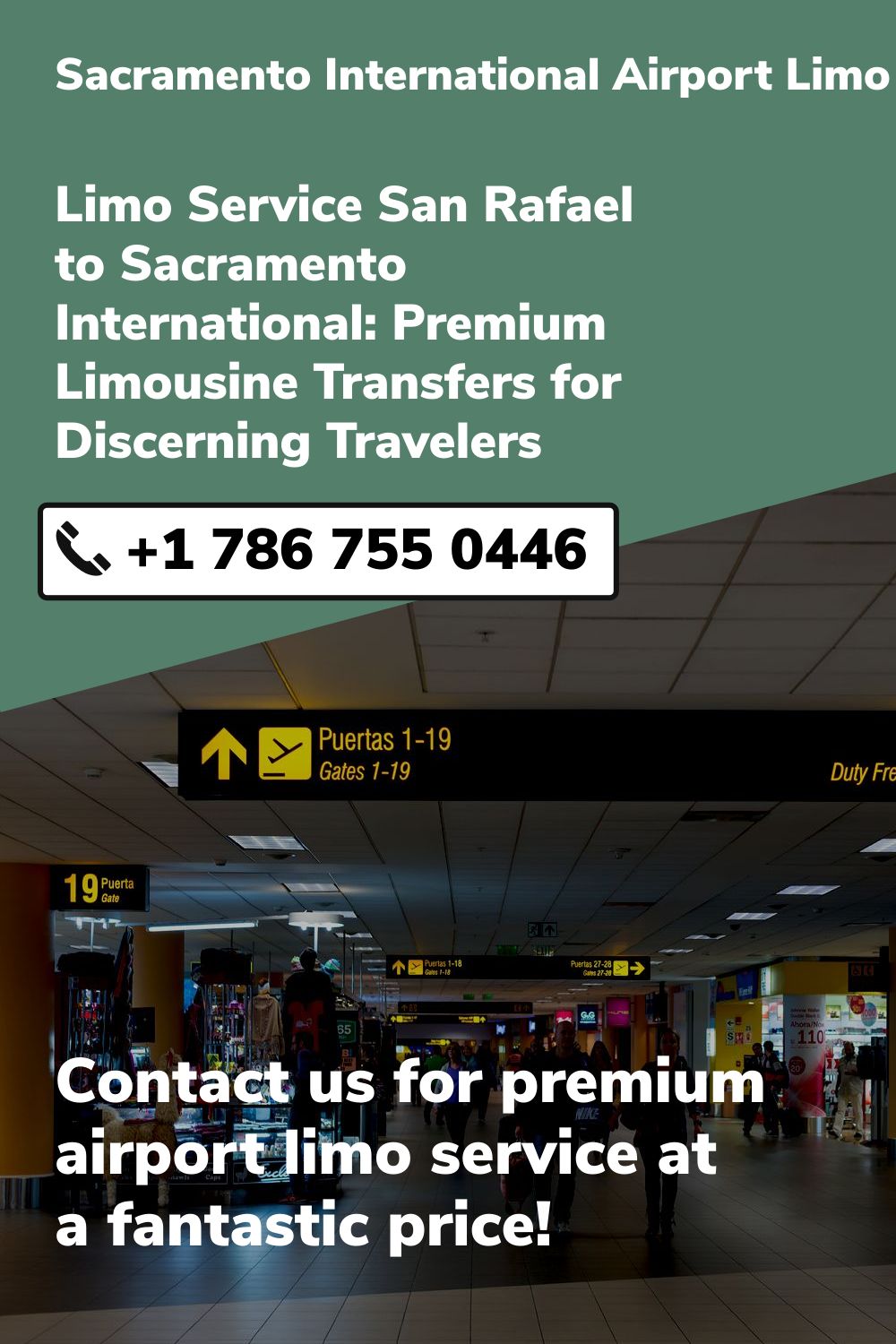 Sacramento International Airport Limo