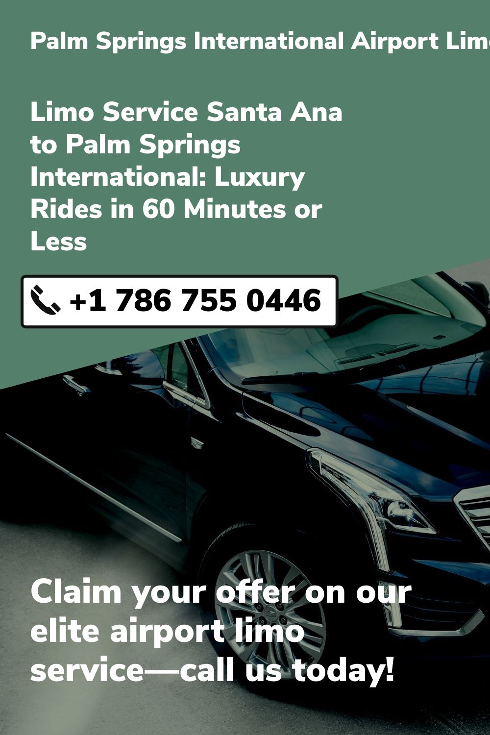 Palm Springs International Airport Limo