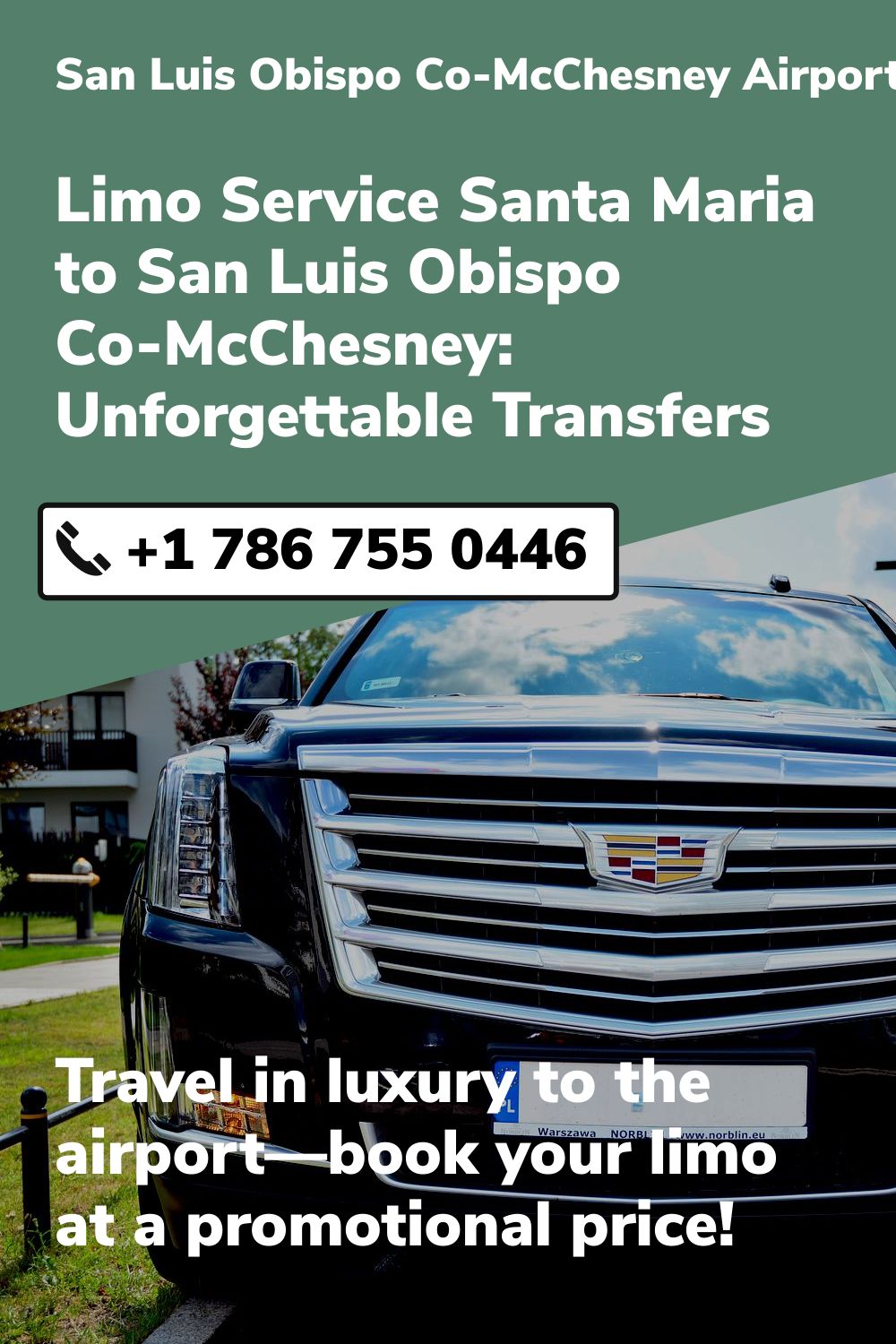 San Luis Obispo Co-McChesney  Airport Limo