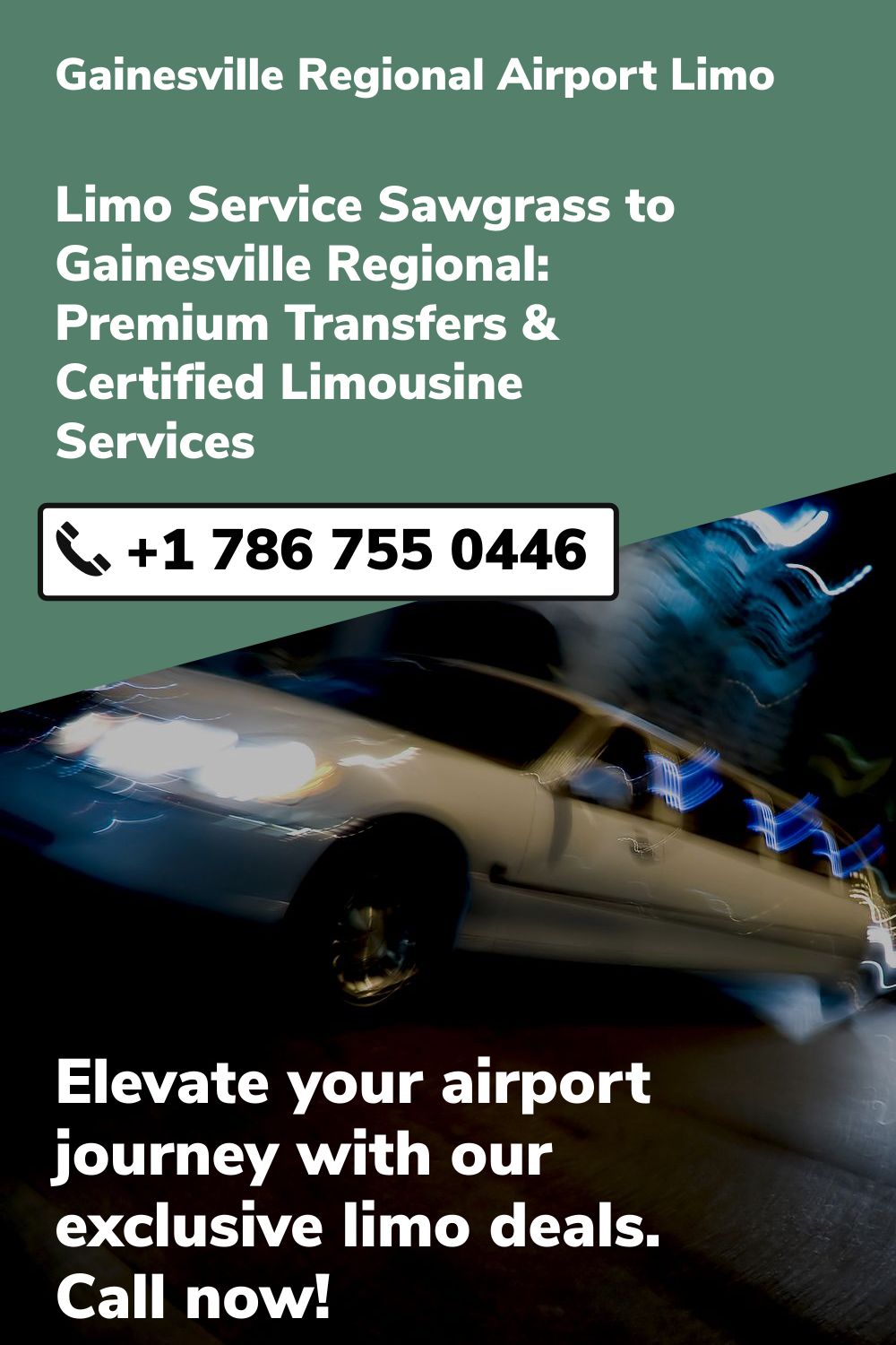 Gainesville Regional Airport Limo