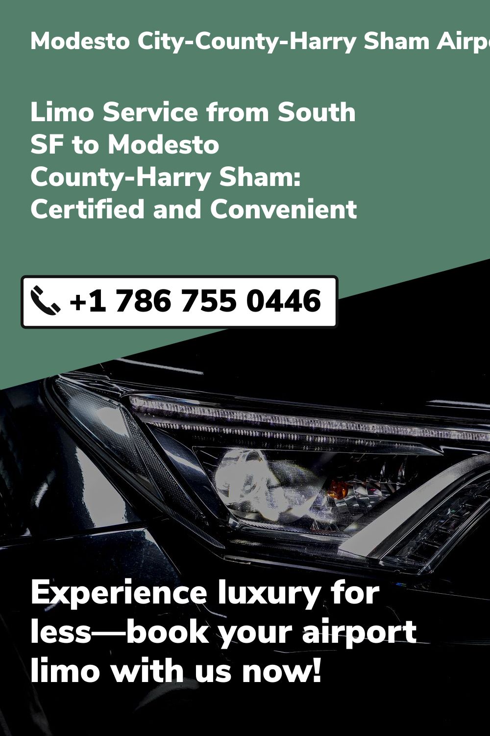 Modesto City-County-Harry Sham  Airport Limo