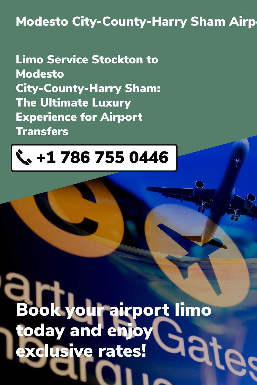 Modesto City-County-Harry Sham  Airport Limo