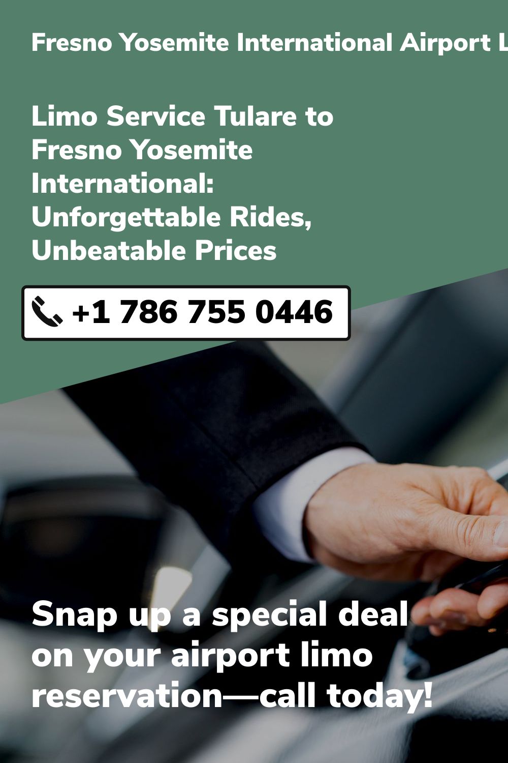 Fresno Yosemite International Airport Limo