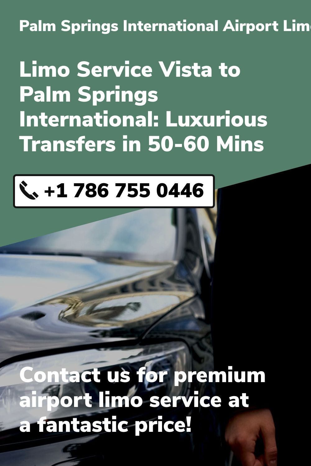 Palm Springs International Airport Limo