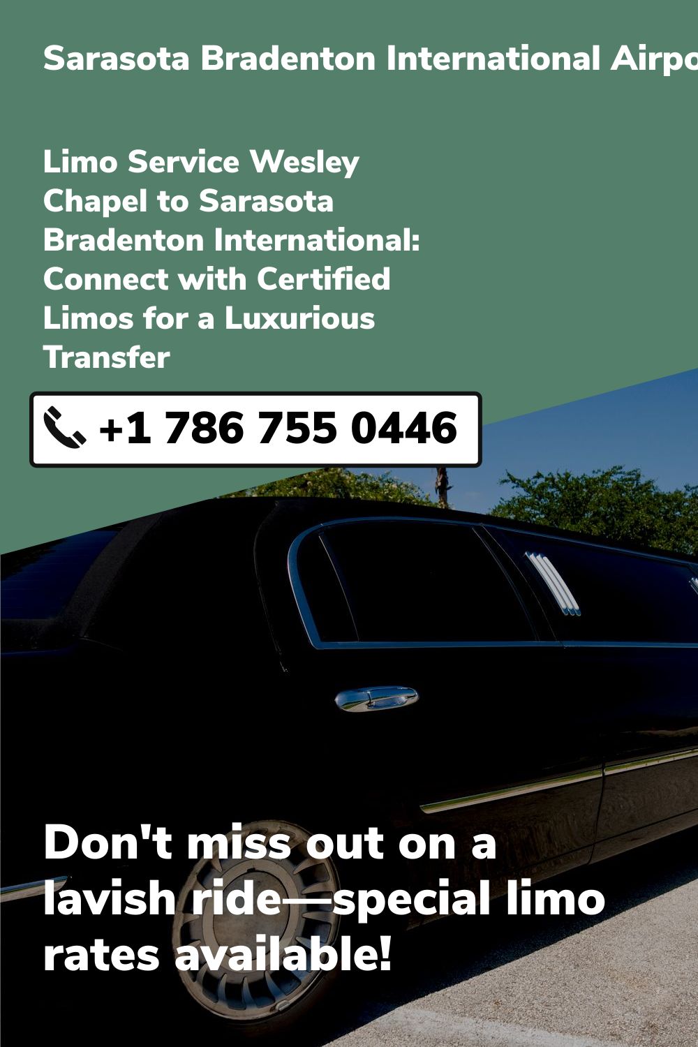 Sarasota Bradenton International Airport Limo