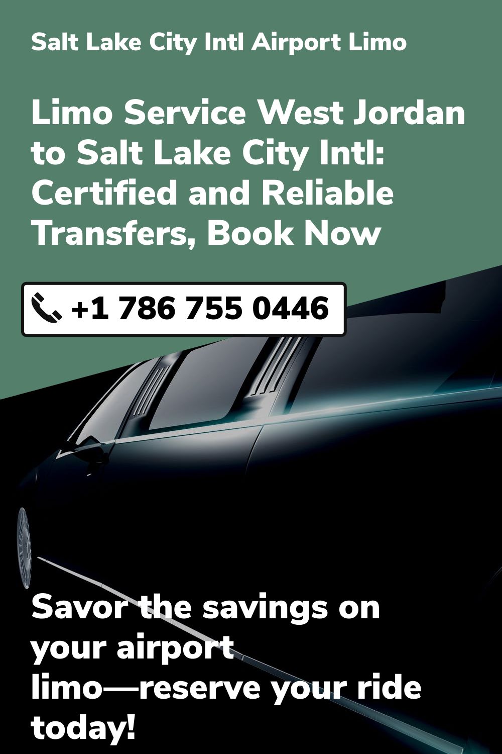 Salt Lake City Intl Airport Limo