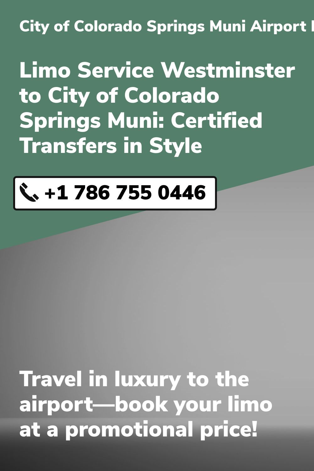 City of Colorado Springs Muni Airport Limo