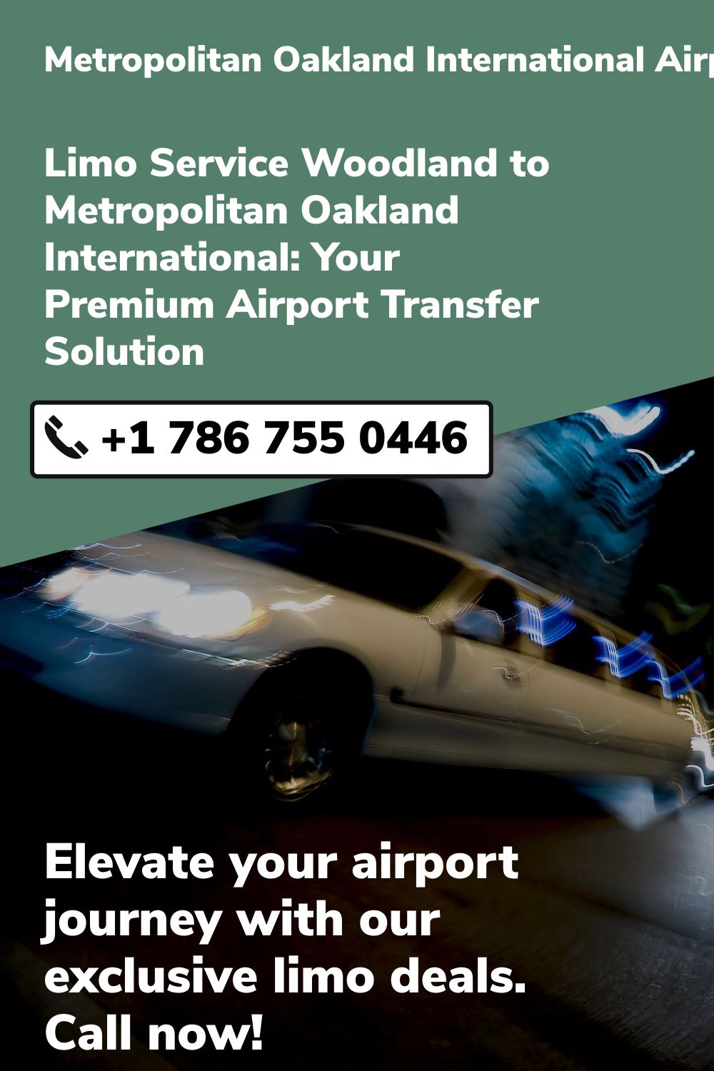 Metropolitan Oakland International Airport Limo